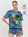 Женская пижама с шортами / Minecraft