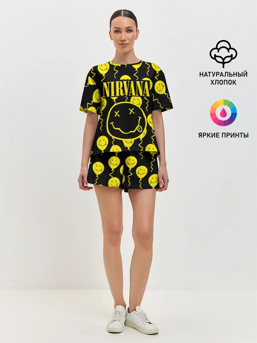 Женская пижама с шортами / NIRVANA