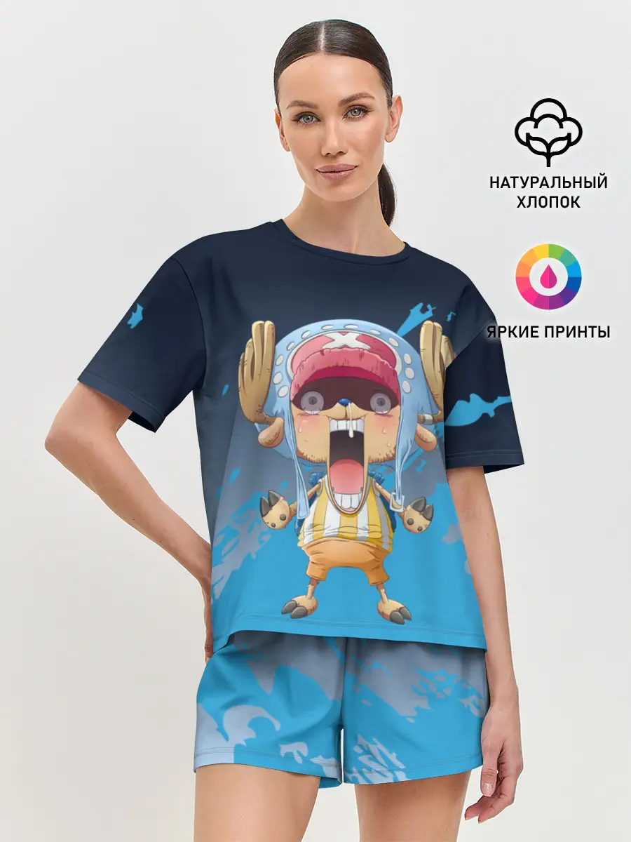 Женская пижама с шортами / One Piece. Тони Чоппер