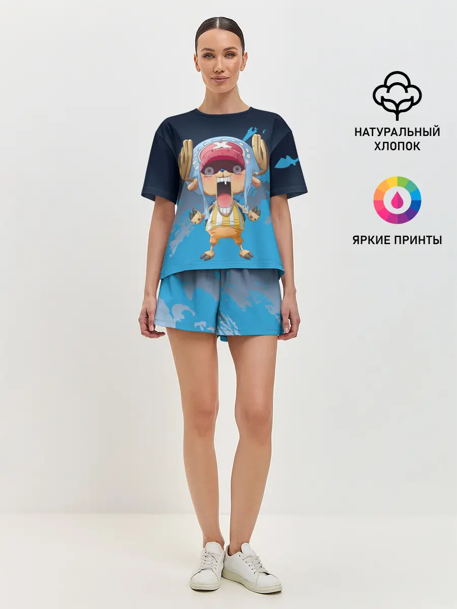 Женская пижама с шортами / One Piece. Тони Чоппер