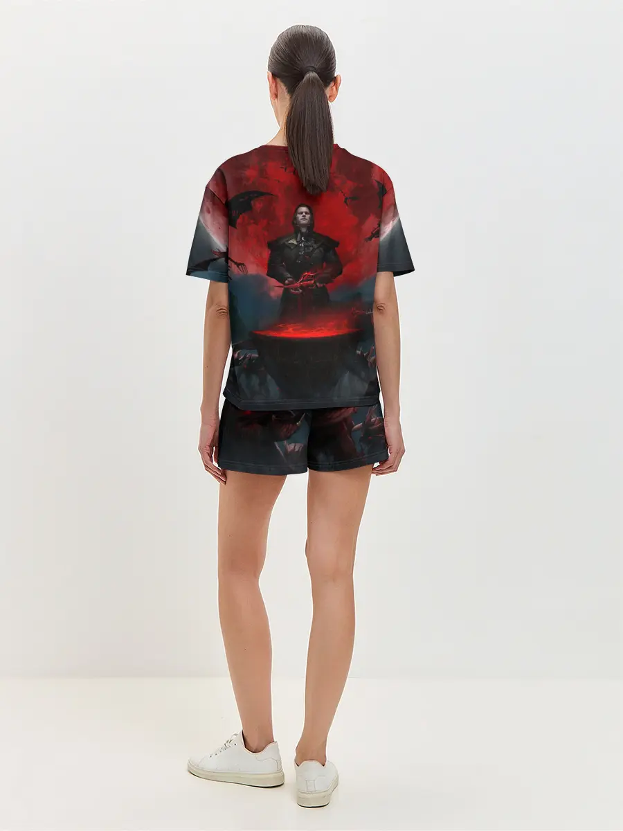 Женская пижама с шортами / Детлафф