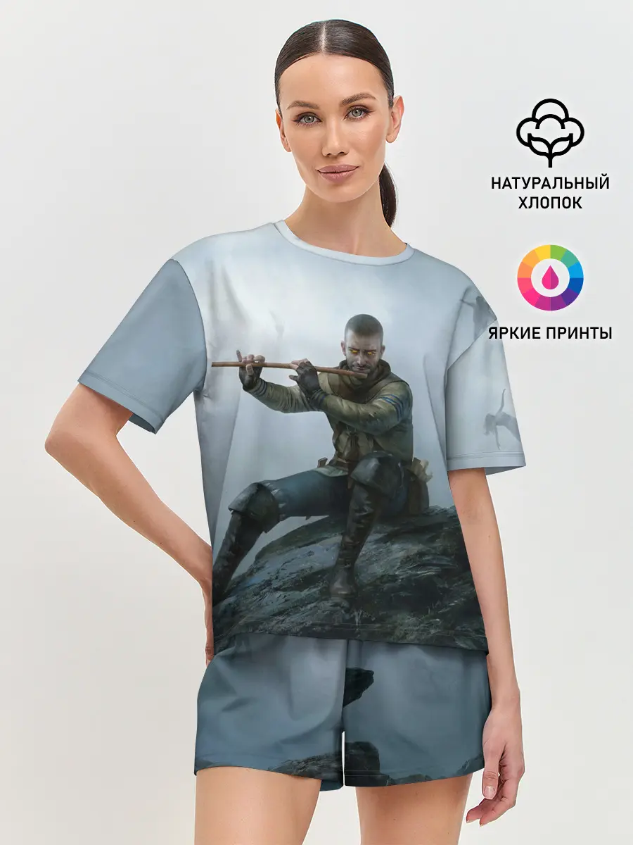 Женская пижама с шортами / Господин Зеркало