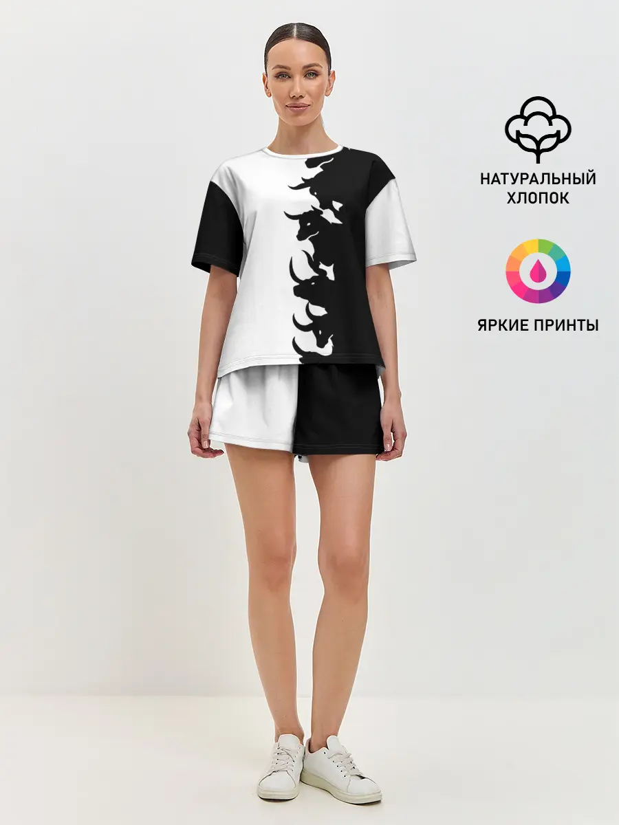 Женская пижама с шортами / Символ 2021 | Год Быка