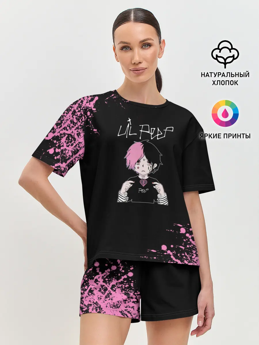 Женская пижама с шортами / Лил Пип