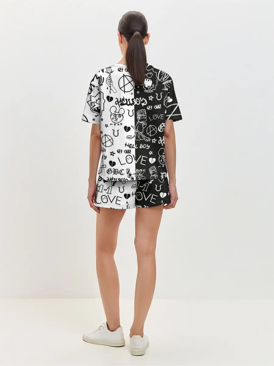 Женская пижама с шортами / LIL PEEP