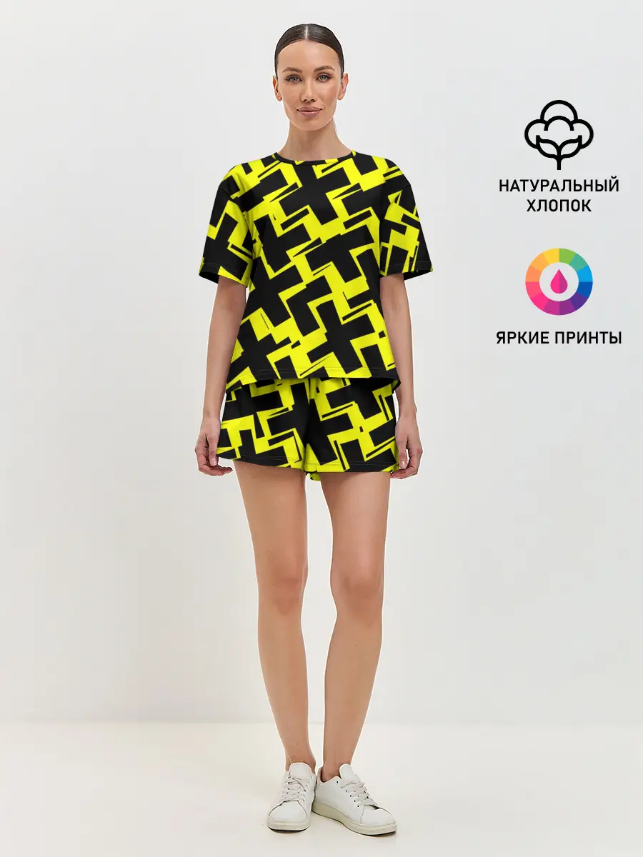 Женская пижама с шортами / Background