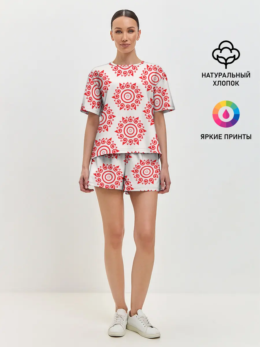 Женская пижама с шортами / Цишань Вэнь