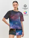 Женская пижама с шортами / Glitch space
