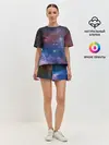 Женская пижама с шортами / Glitch space