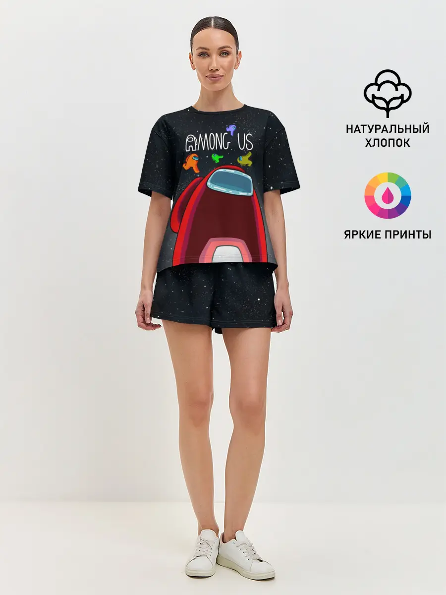 Женская пижама с шортами / AMONG US