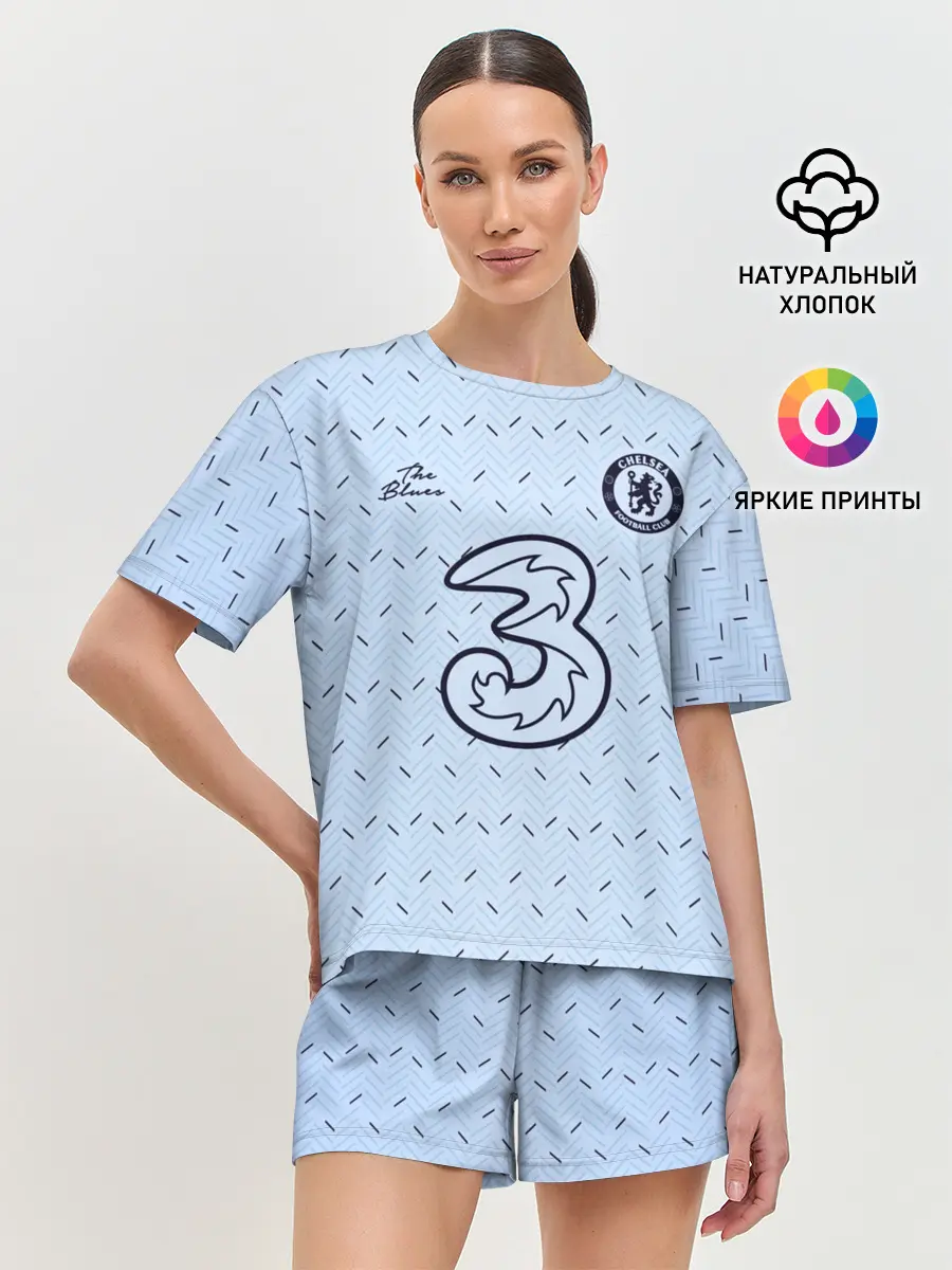 Женская пижама с шортами / CHELSEA выездная сезон 20/21