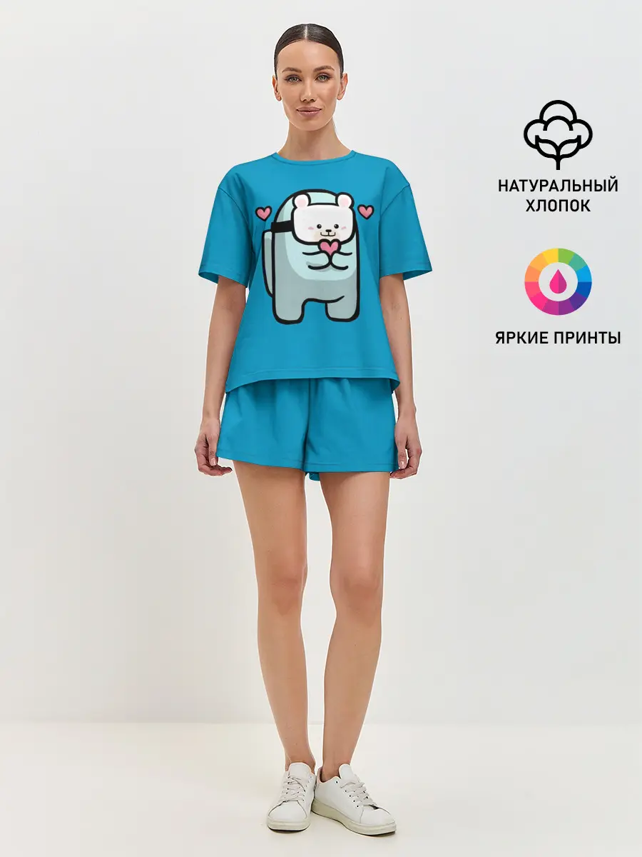 Женская пижама с шортами / Nyan Cat