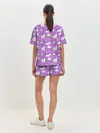 Женская пижама с шортами / Unicorn pattern