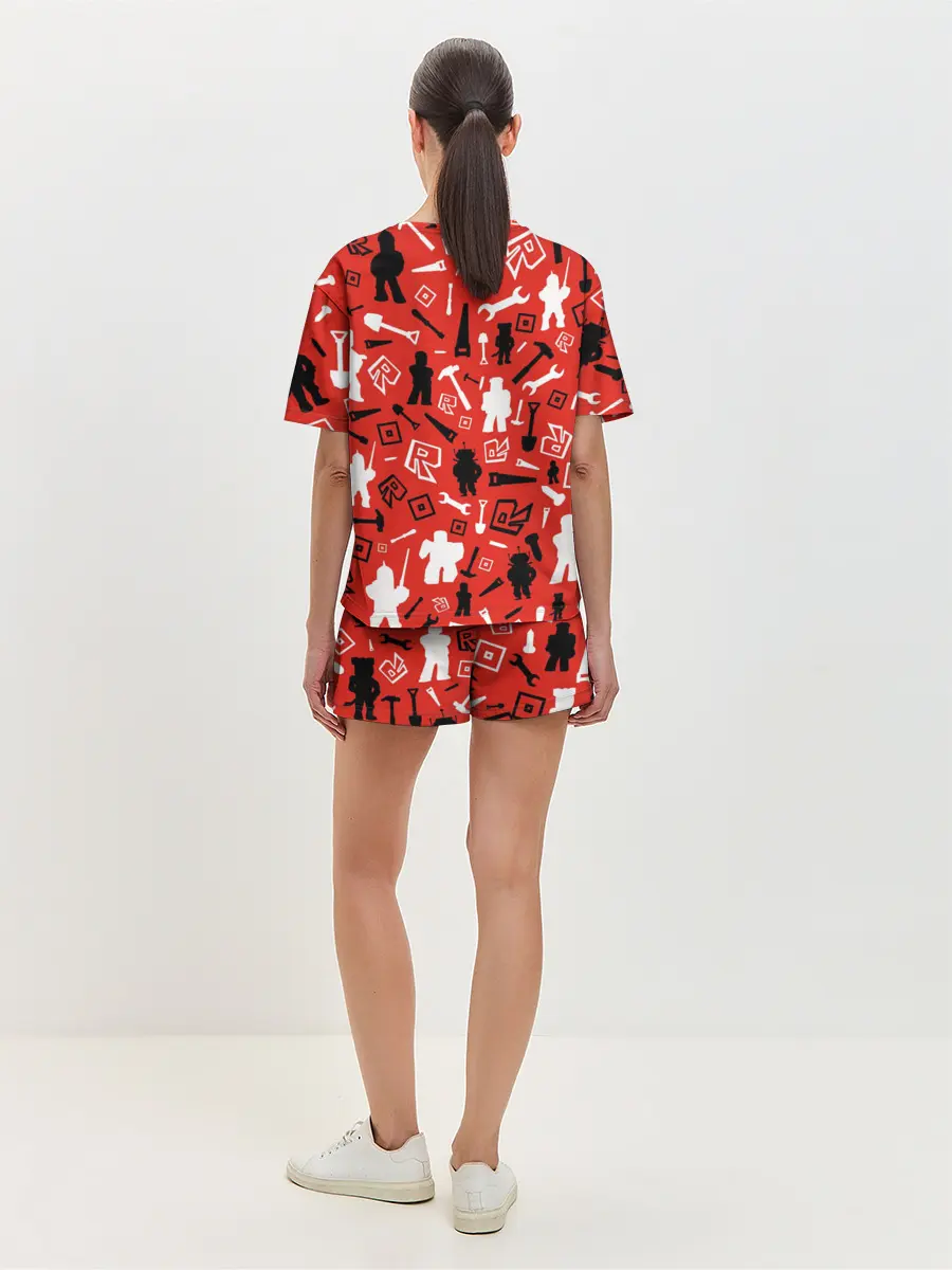 Женская пижама с шортами / ROBLOX