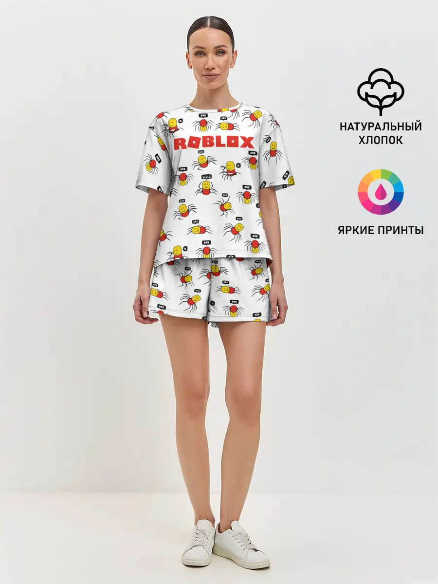 Женская пижама с шортами / ROBLOX