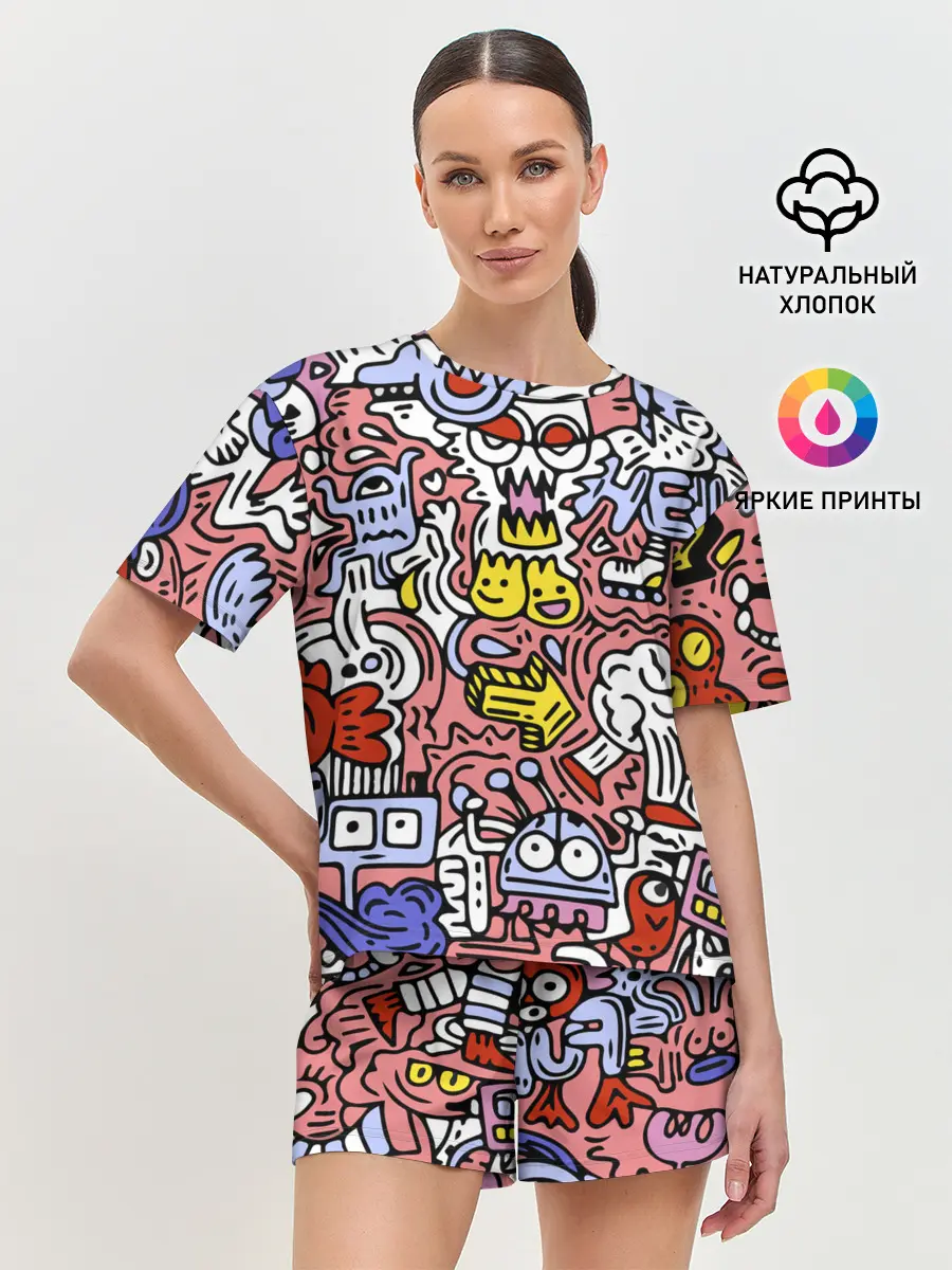 Женская пижама с шортами / Tosh