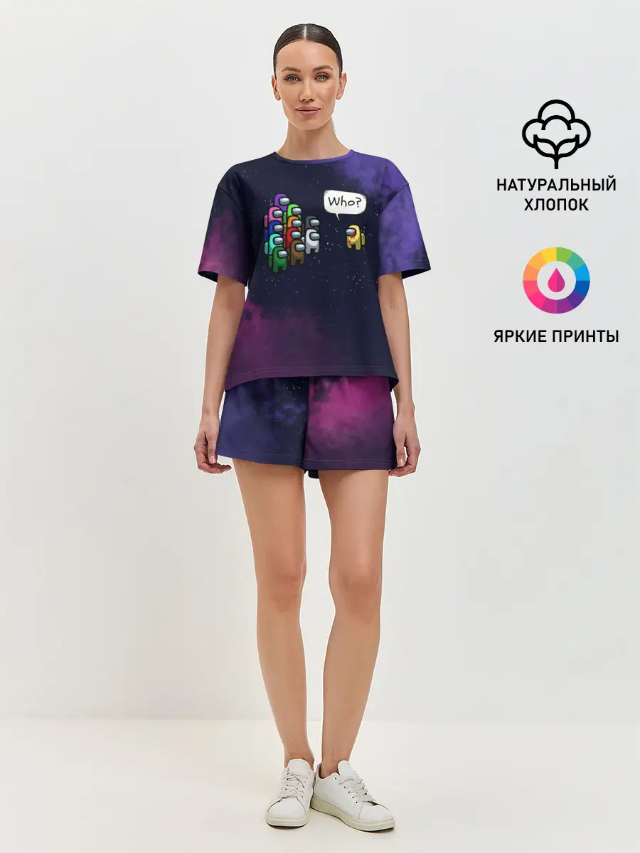 Женская пижама с шортами / AMONG US
