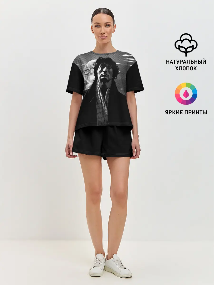 Женская пижама с шортами / ВИКТОР ЦОЙ