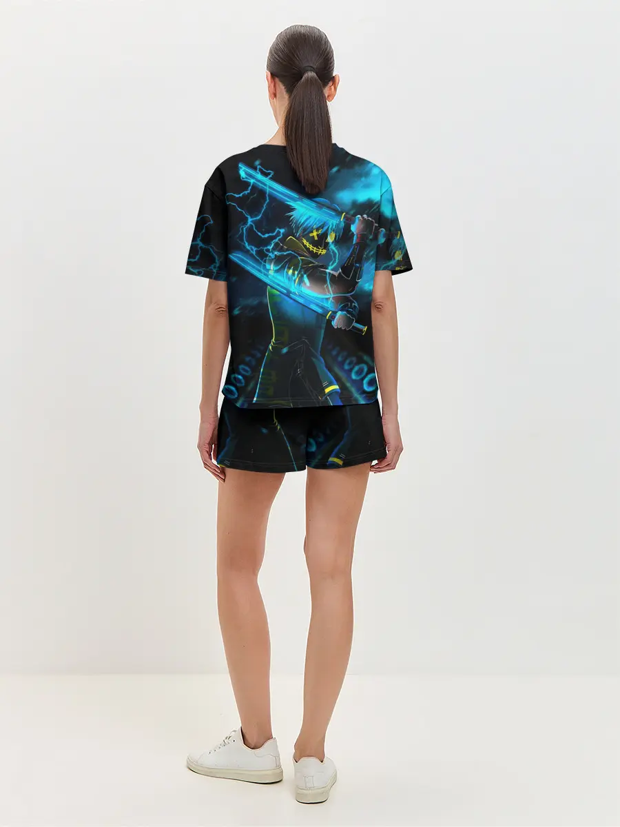 Женская пижама с шортами / NEON SAMURAI