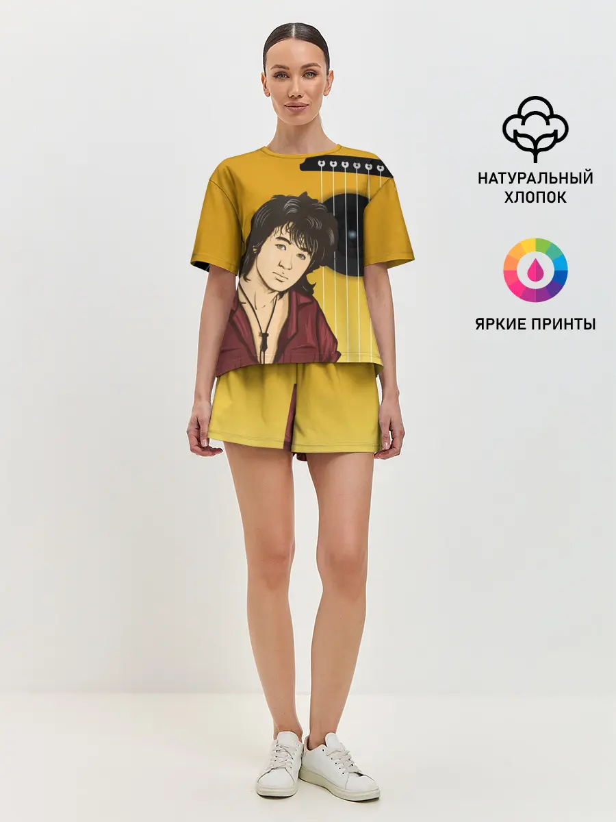 Женская пижама с шортами / Виктор Робертович Цой