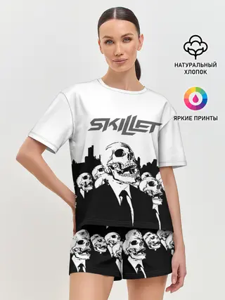 Женская пижама с шортами / SKILLET