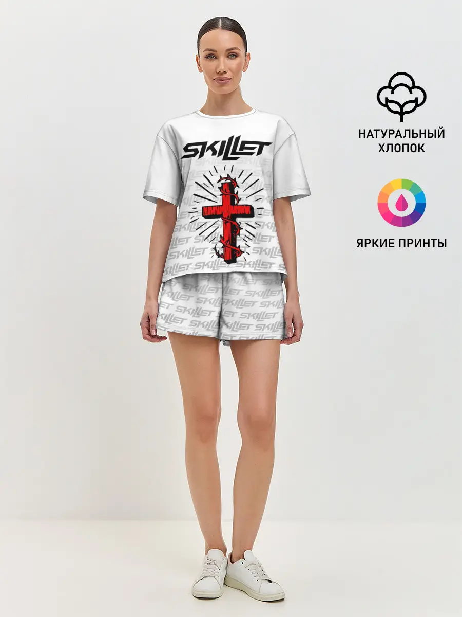 Женская пижама с шортами / SKILLET
