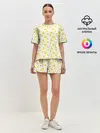 Женская пижама с шортами / Банановый рай