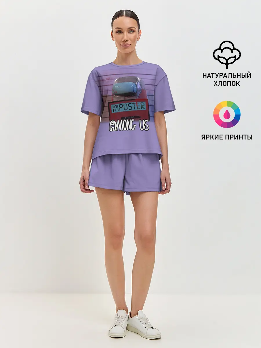 Женская пижама с шортами / AMONG US