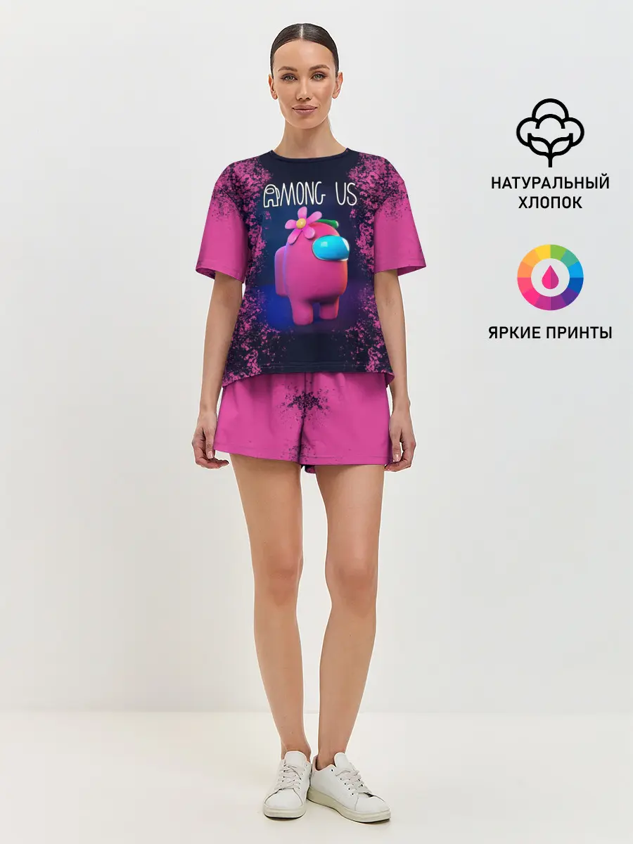 Женская пижама с шортами / AMONG US