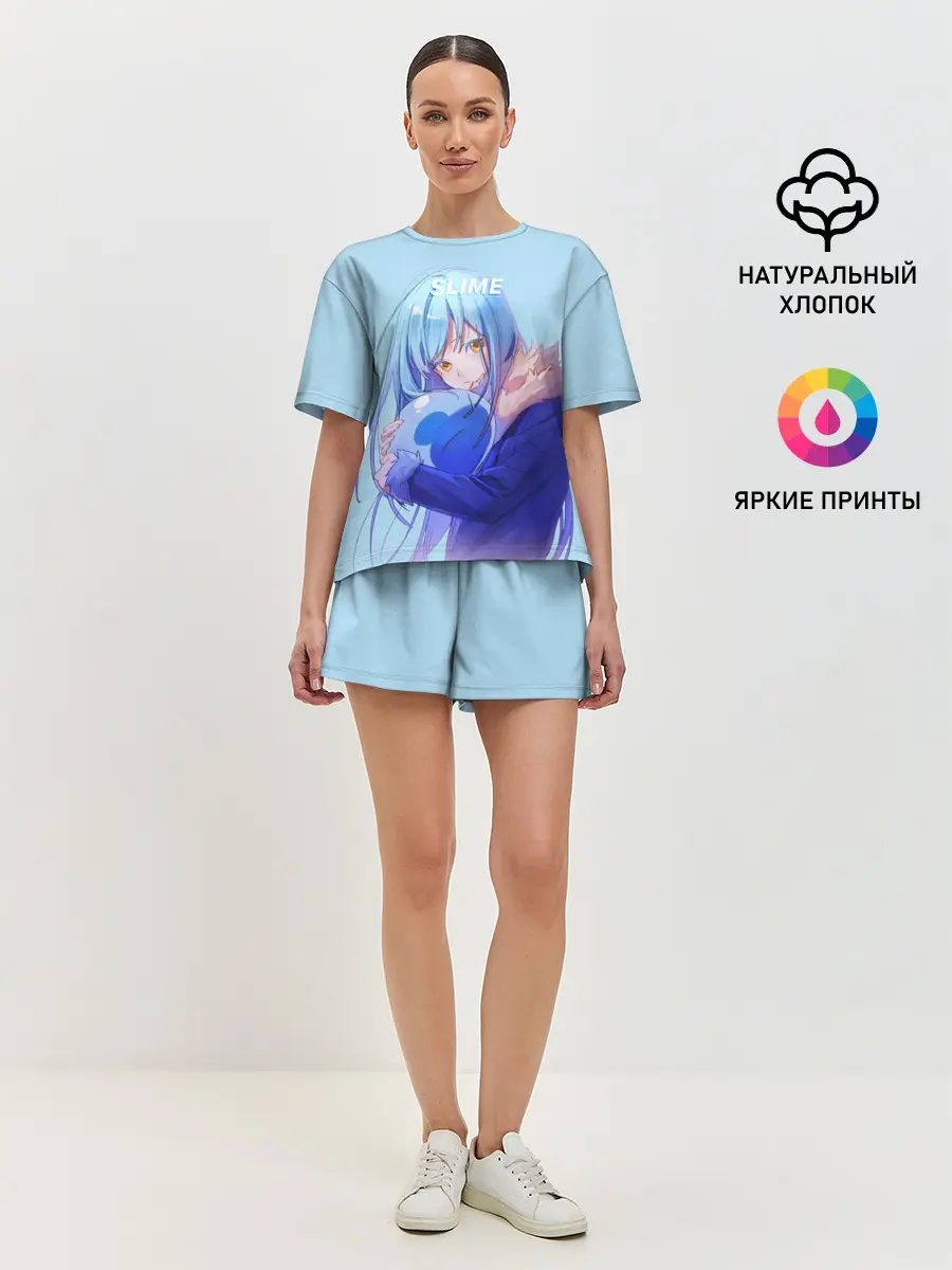 Женская пижама с шортами / Slime