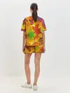 Женская пижама с шортами / Осенние листья