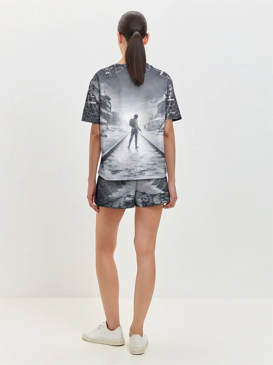 Женская пижама с шортами / PUBG x METRO Exodus