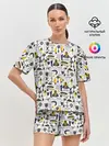 Женская пижама с шортами / Мечта рыболова
