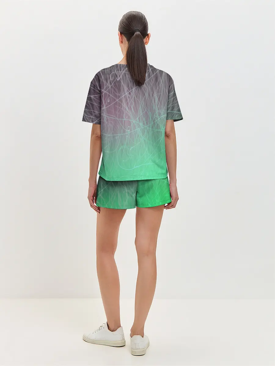 Женская пижама с шортами / Текстура