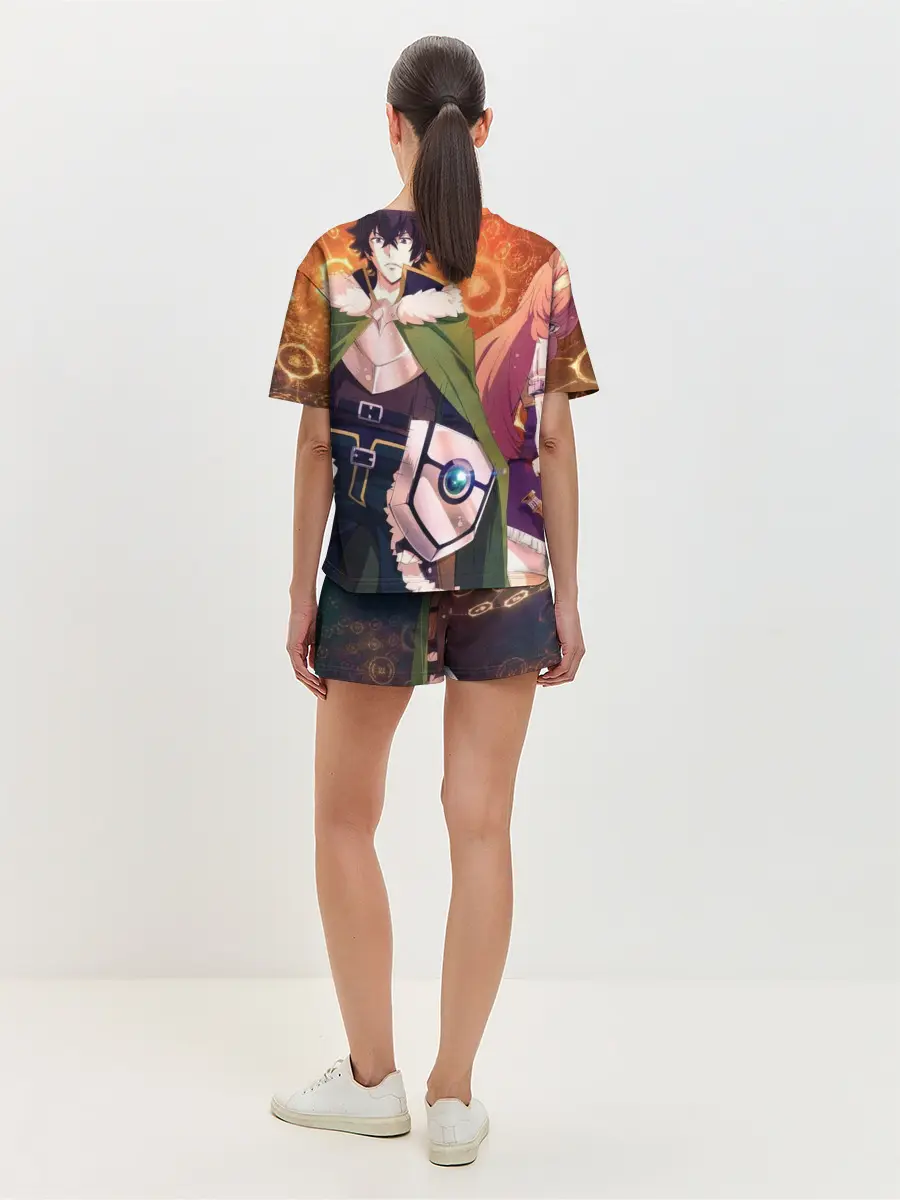 Женская пижама с шортами / восхождение героя щита