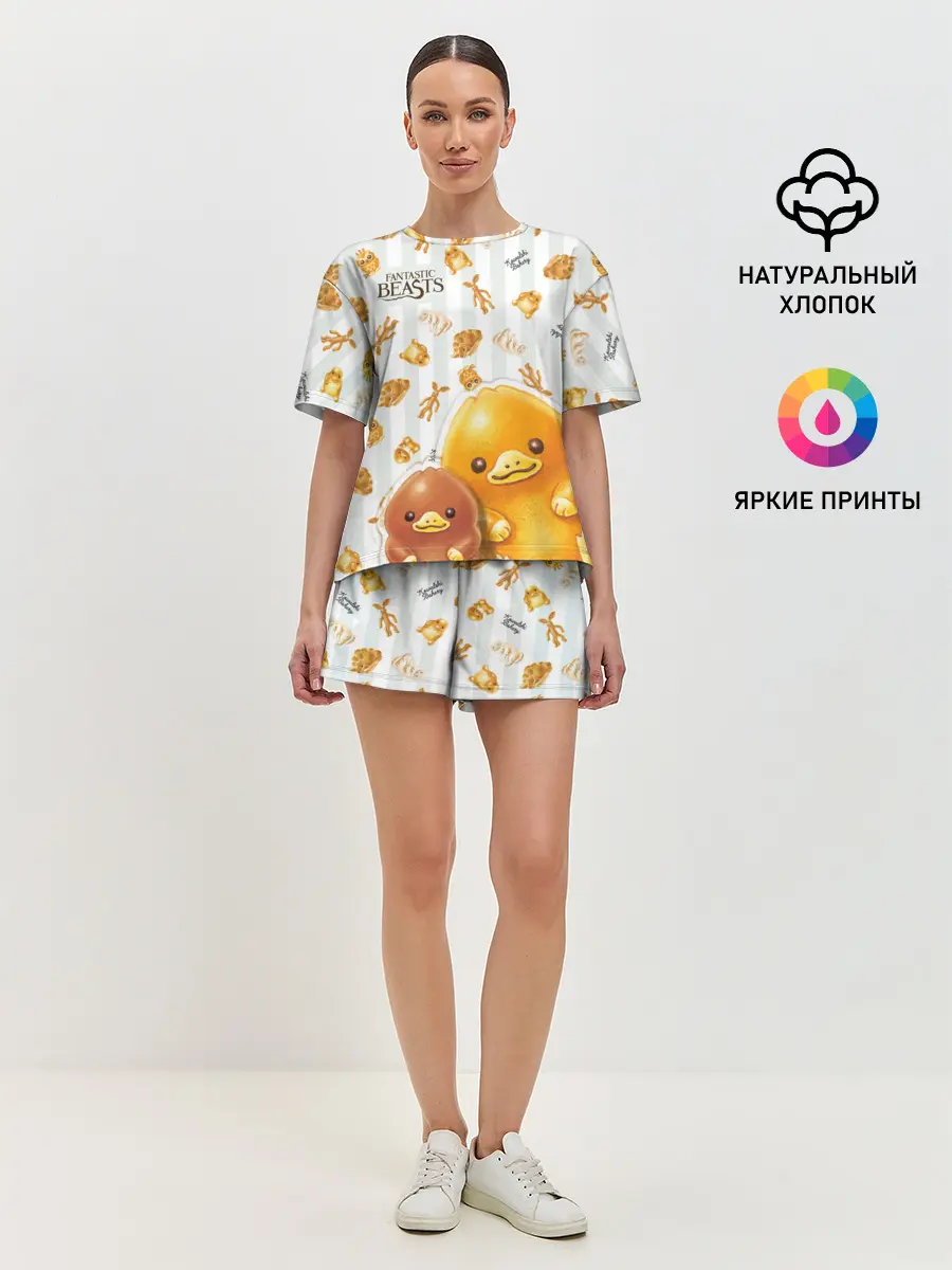 Женская пижама с шортами / Fantastic Beasts Baby Nifflers