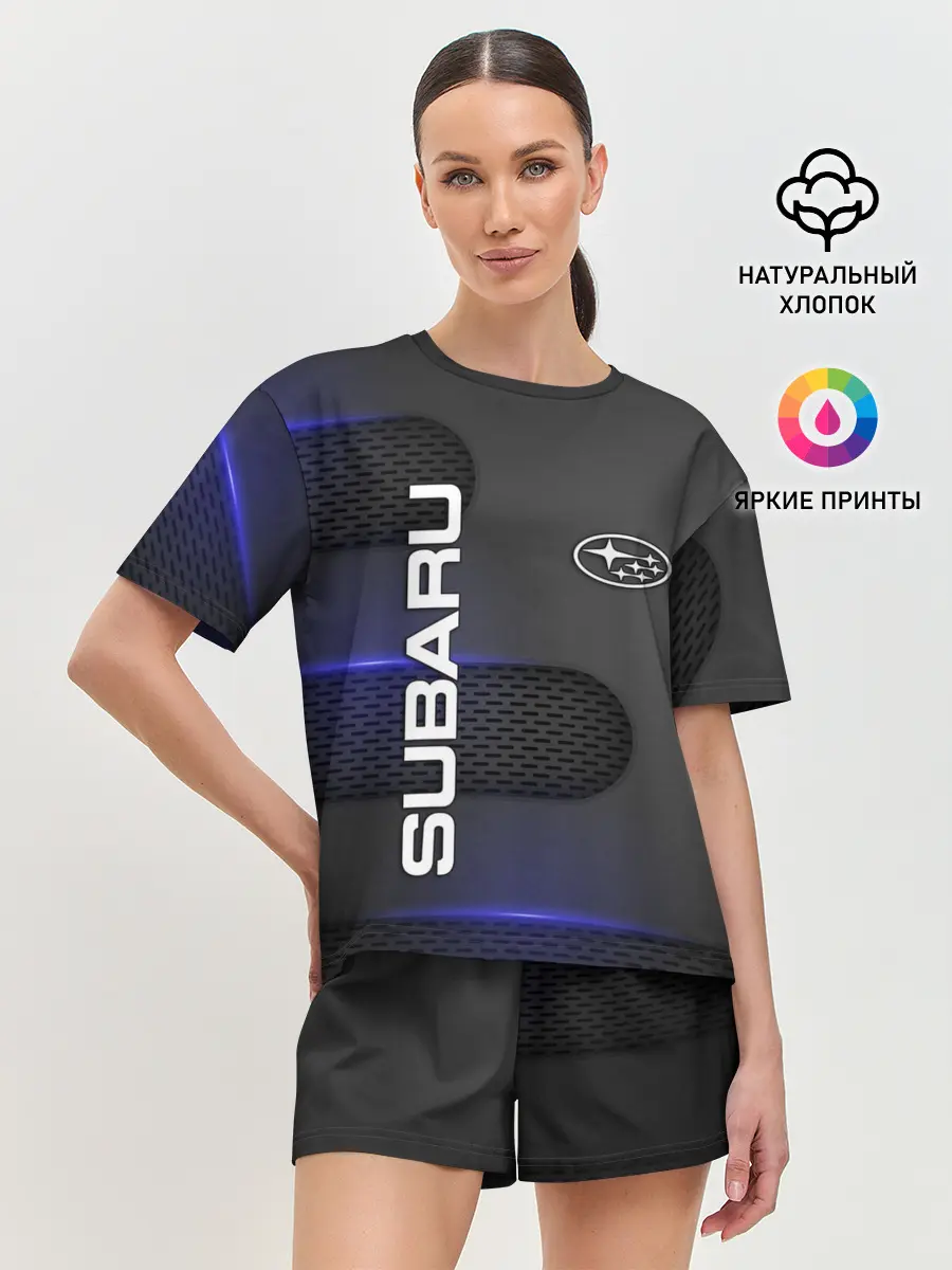 Женская пижама с шортами / SUBARU