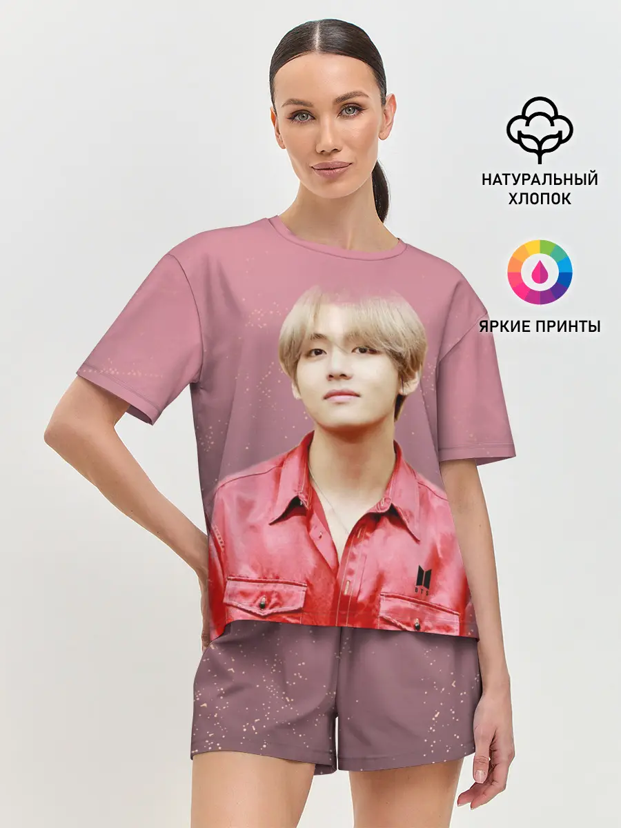 Женская пижама с шортами / BTS