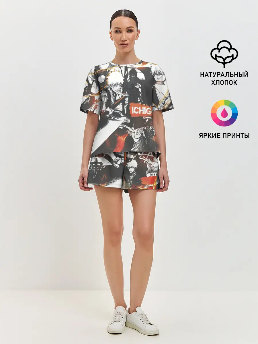 Женская пижама с шортами / Bleach Блич Ичиго Курасаки
