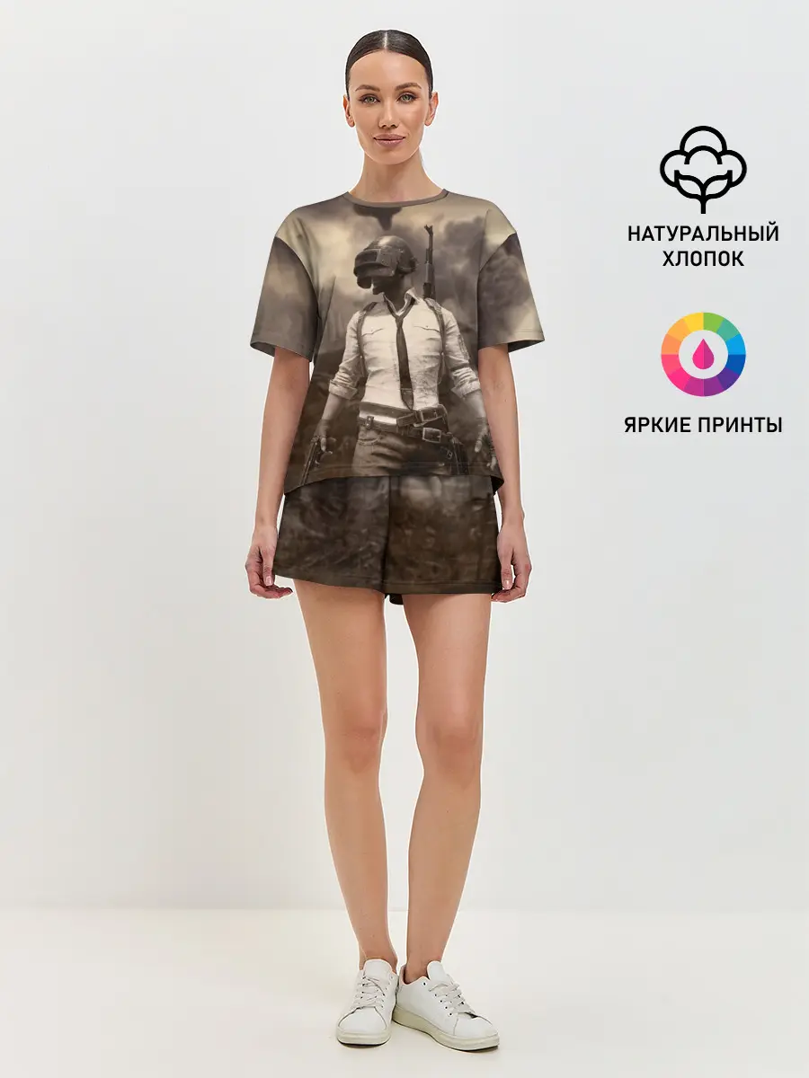 Женская пижама с шортами / PUBG