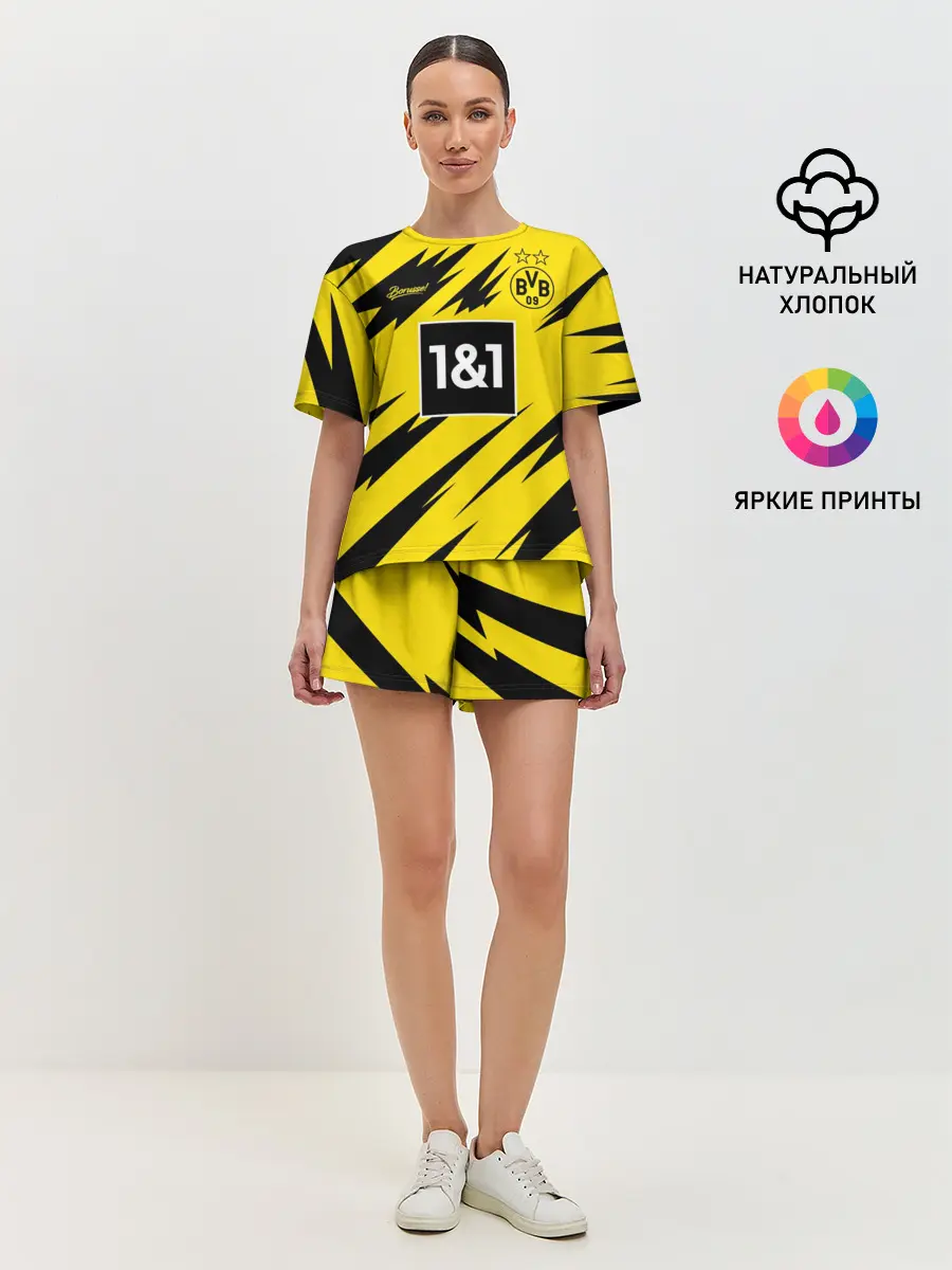 Женская пижама с шортами / BORUSSIA домашняя сезон 20/21