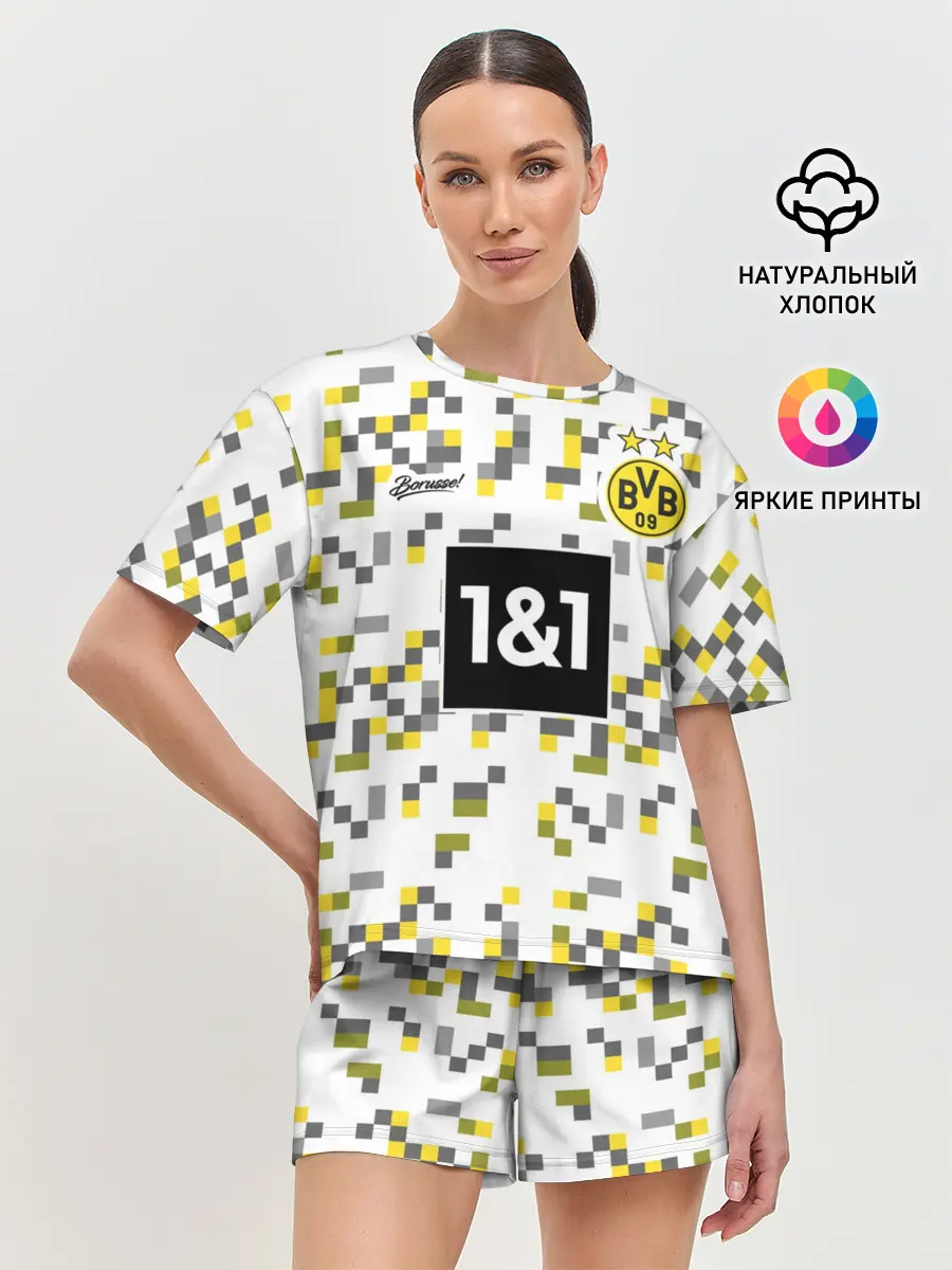 Женская пижама с шортами / BORUSSIA резервная сезон 20/21