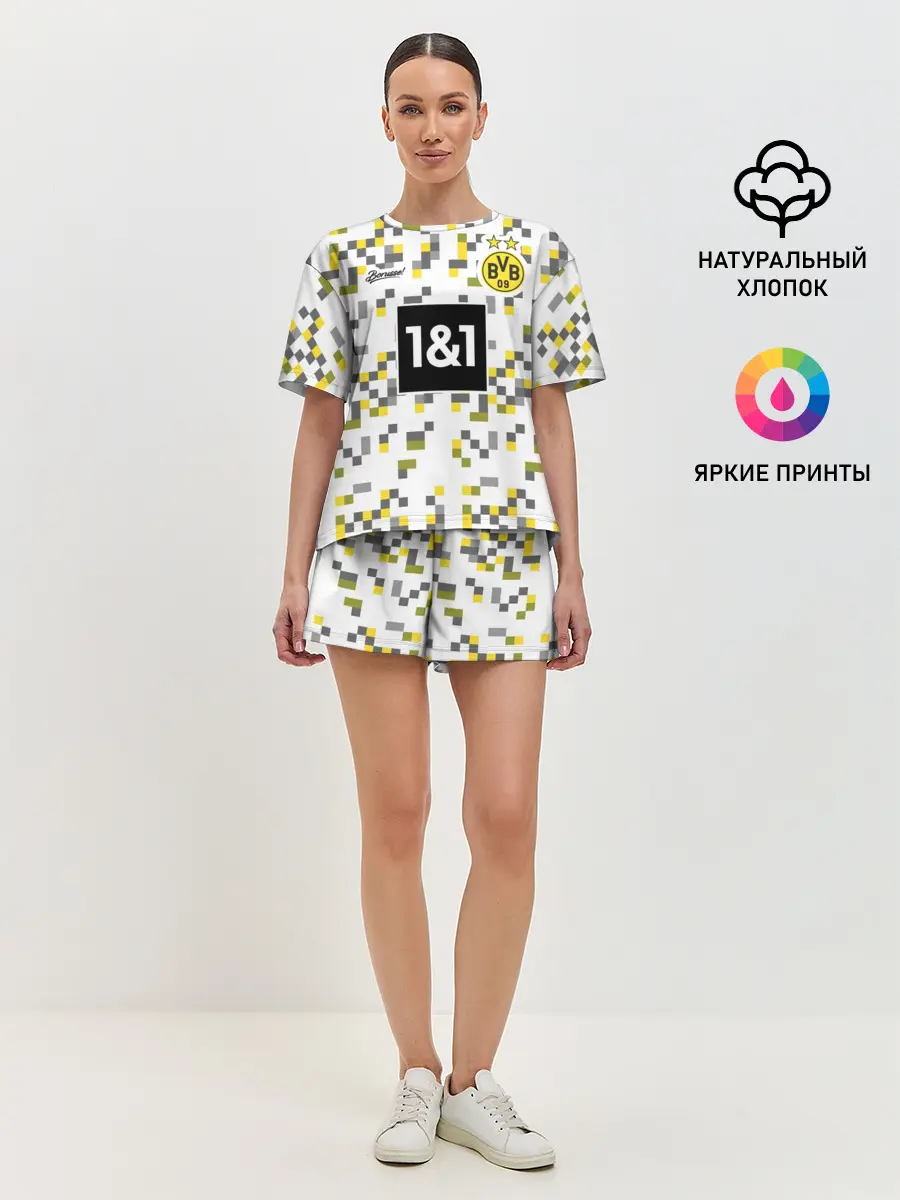 Женская пижама с шортами / BORUSSIA резервная сезон 20/21