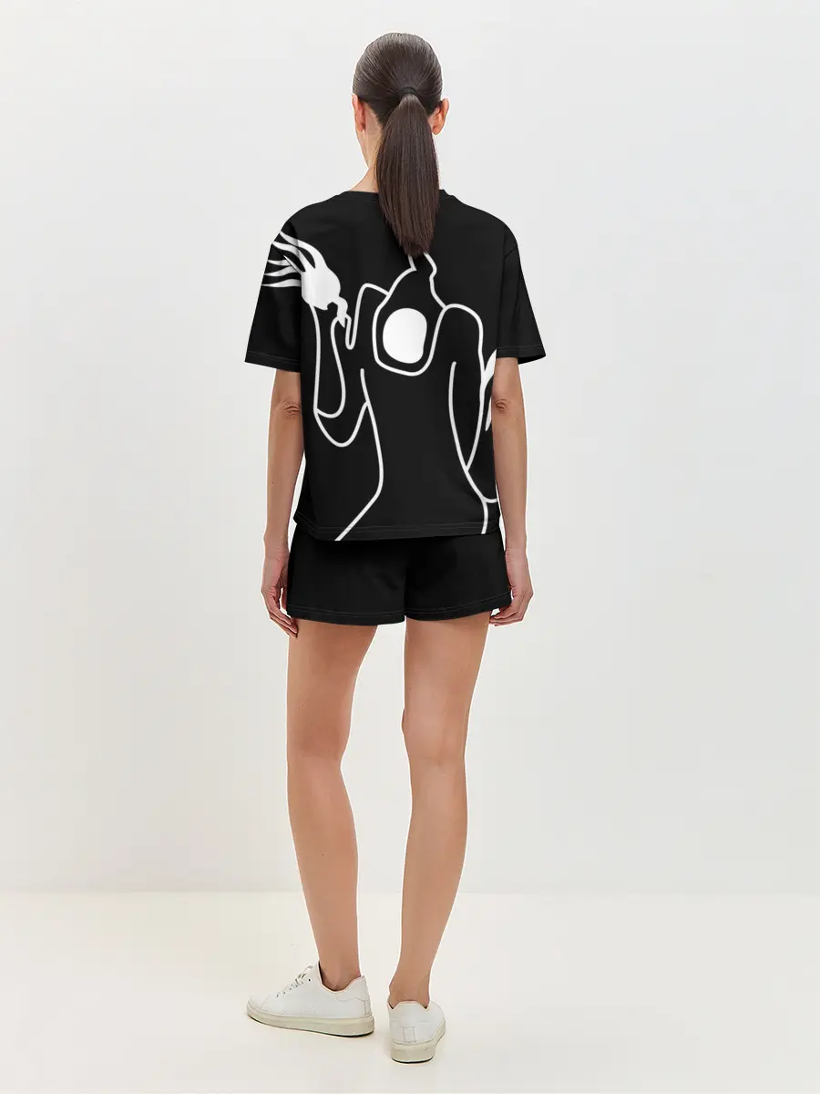 Женская пижама с шортами / Haunted Family