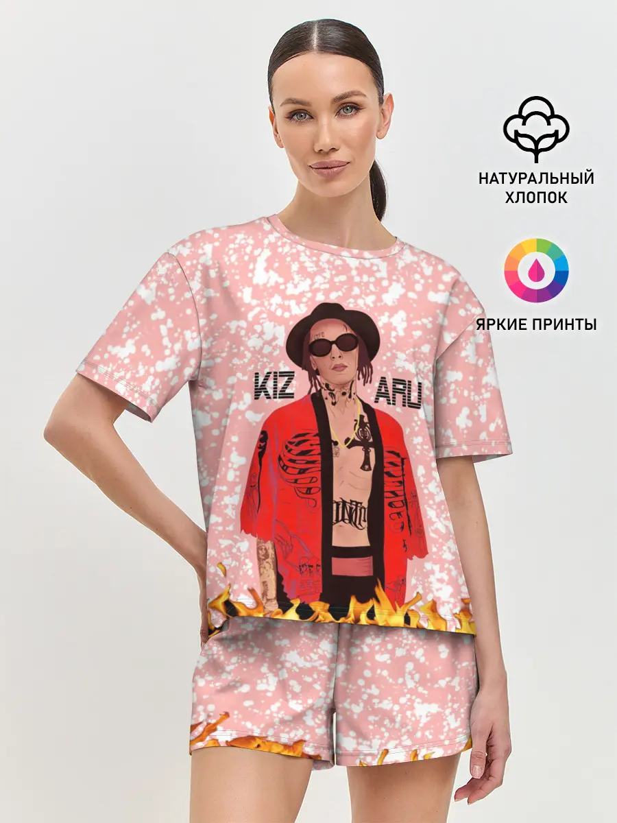 Женская пижама с шортами / KIZARU