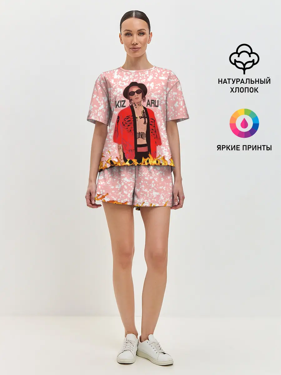 Женская пижама с шортами / KIZARU