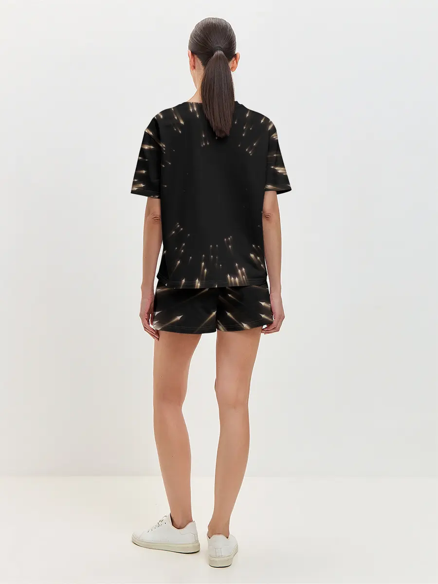 Женская пижама с шортами / Частицы