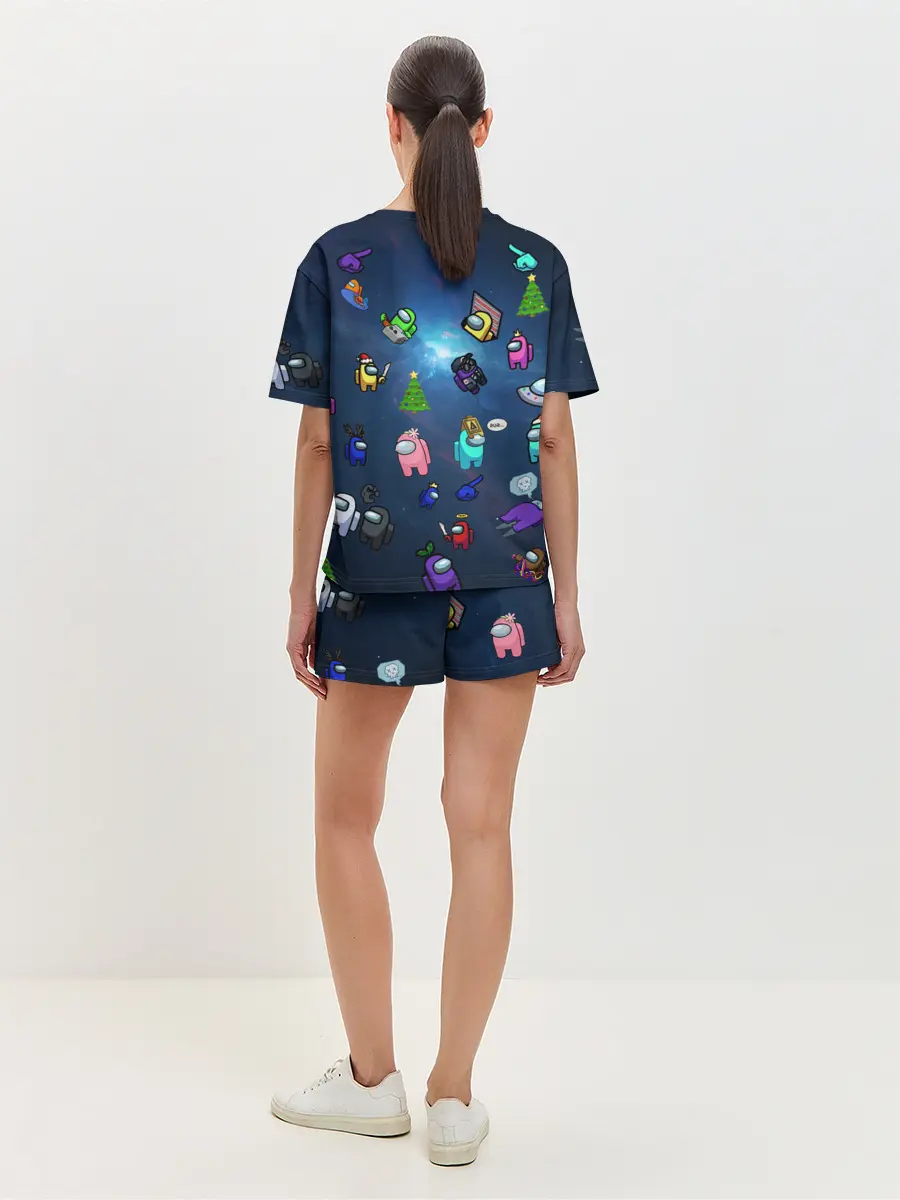 Женская пижама с шортами / Among US