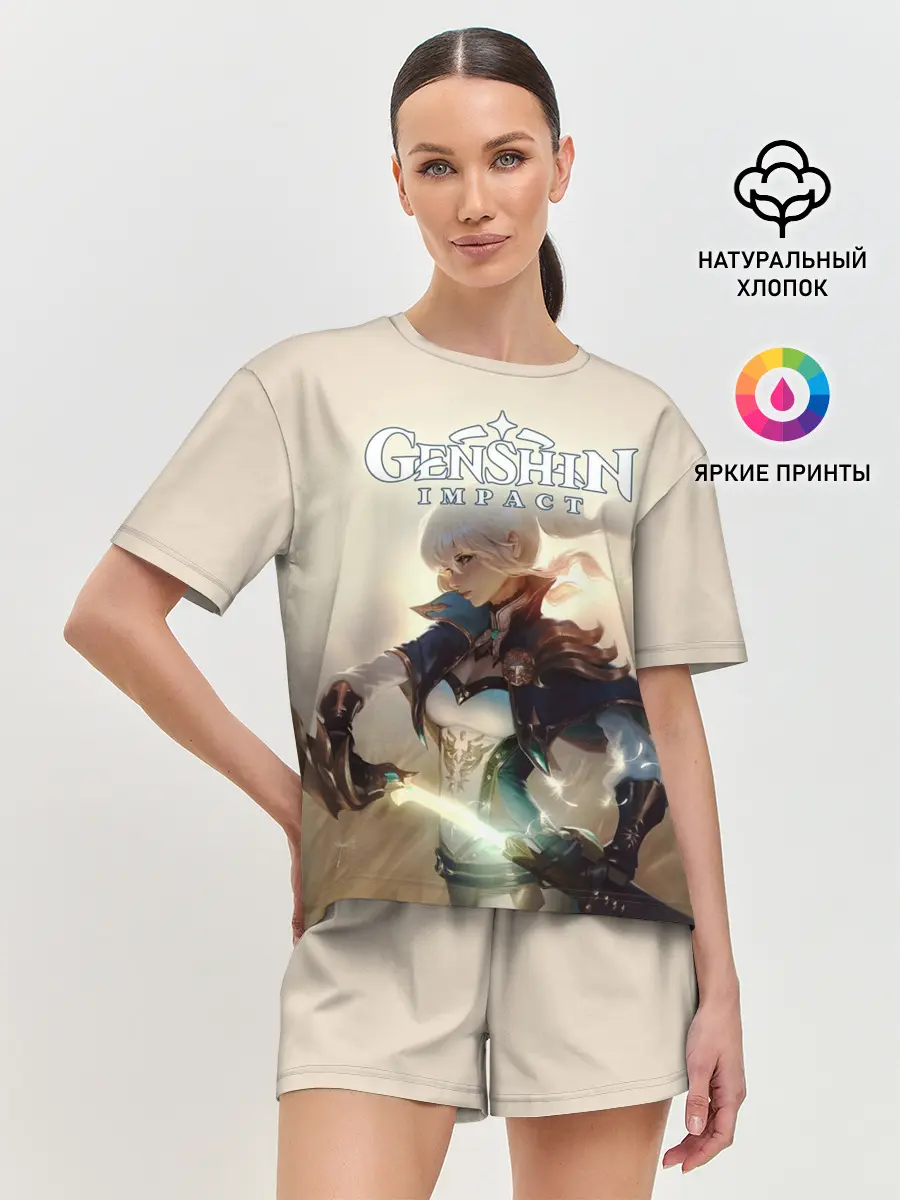 Женская пижама с шортами / Genshin Impact