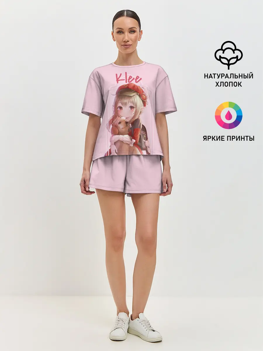 Женская пижама с шортами / Genshin Impact